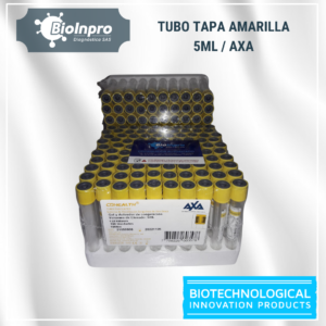 Tubo tapa amarilla 5 ml Bx100 / AXA