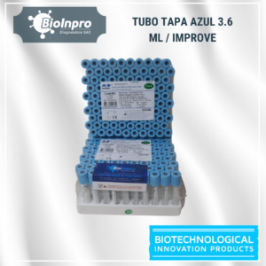 Tubo tapa azul 3.6 ml Bx100 / Improve